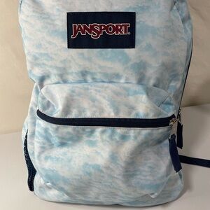 JanSport CROSS TOWN Backpack JS0A47LW7TA MILE HIGH CLOUD